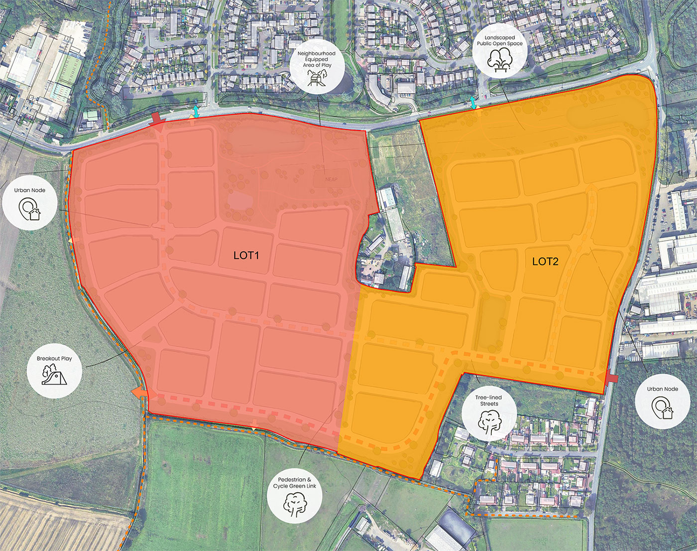 Highways and drainage strategy for land at Travers Farm